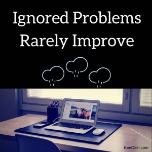 ignored problems rarely improve, Ken Okel, Best professional speaker, Productivity keynote speaker