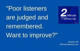 Active Listening Technique - 2 Minute Takeaway Podcast - Episode 335 by Ken Okel, Ken Okel, Professional speaker in Miami Orlando Florida