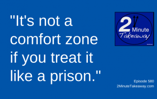 Avoid Workplace Stagnation, 2 Minute Takeaway Podcast 580, Ken Okel, motivational keynote speaker Orlando Miami Florida