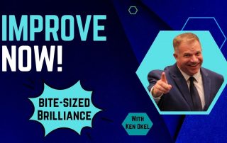 Embrace Self-Improvement, Bite-Sized Brilliance, Ken Okel, Keynote Speaker Miami Orlando Florida