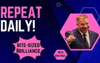 Know Your Top Priorities at Work, Bite-Sized Brilliance, Ken Okel, Keynote Speaker Miami Orlando Florida